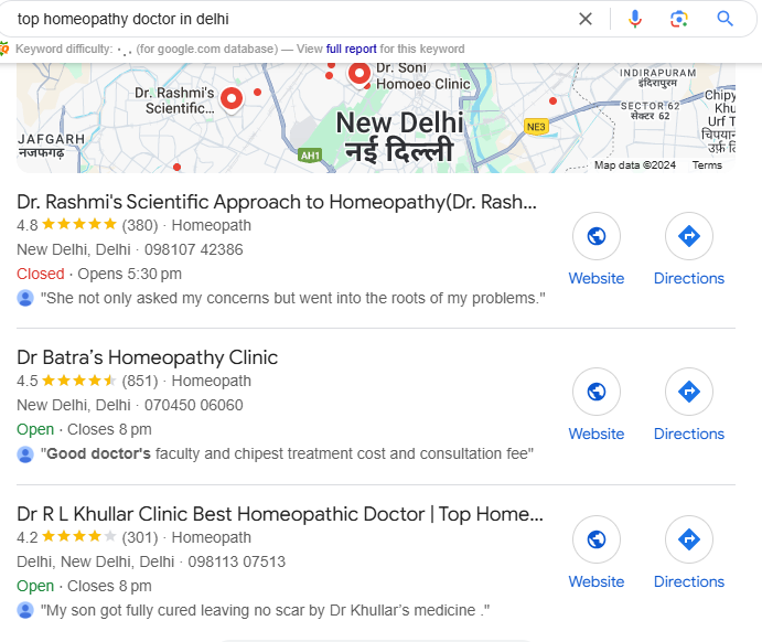 Homeopathy Doctors in Delhi