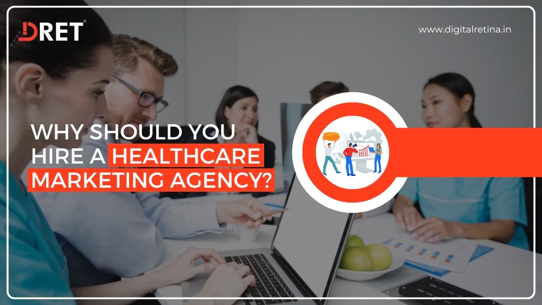 Group of healthcare professionals in a meeting with Why Should You Hire a Healthcare Marketing Agency